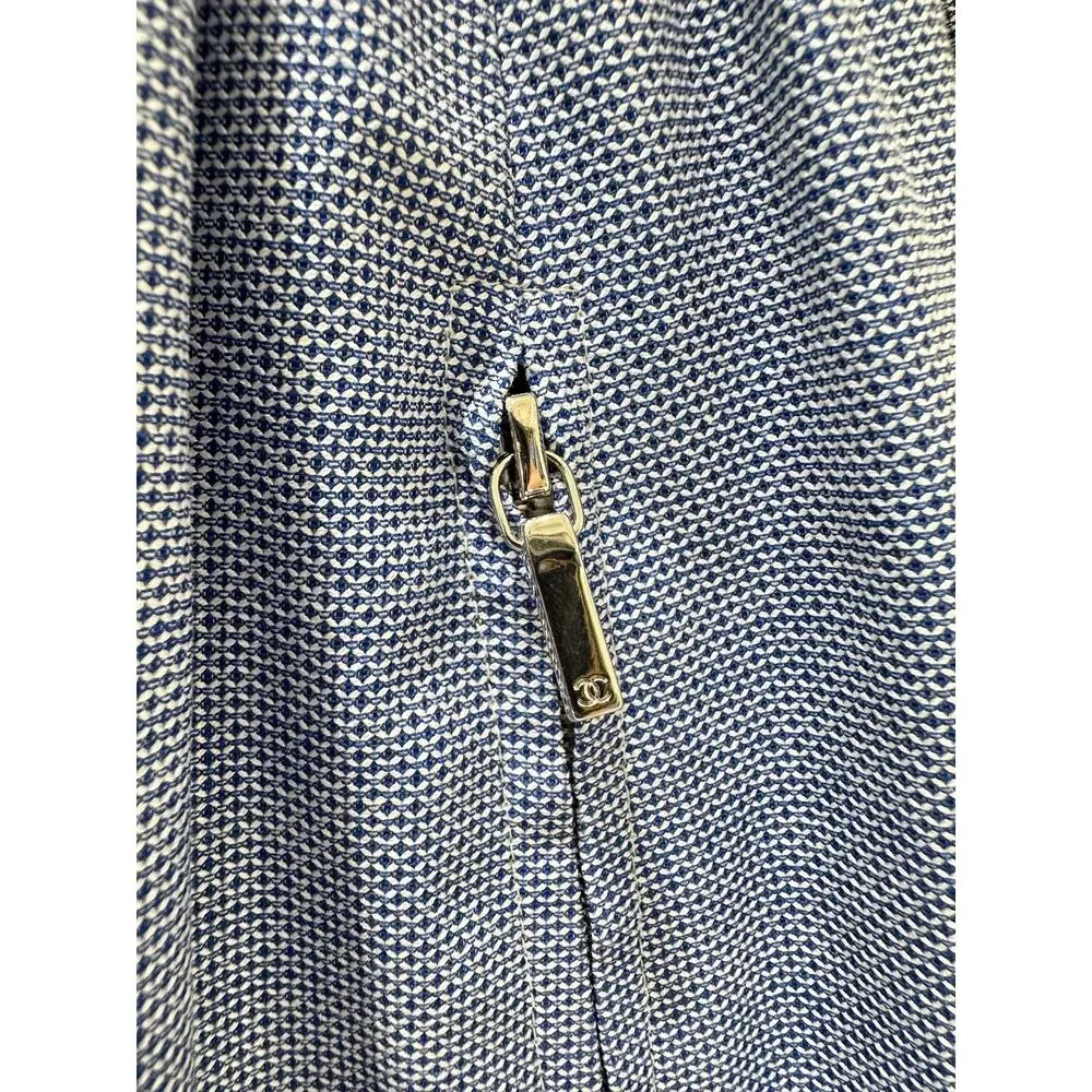 Chanel Blue Dress with Cape – Spring 2013 Collection – Sz. 36